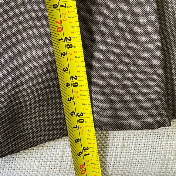 Chaps Mens Brown Black Blend Wool Business Formal Blazer- Sz-48R - Picture 16 of 16